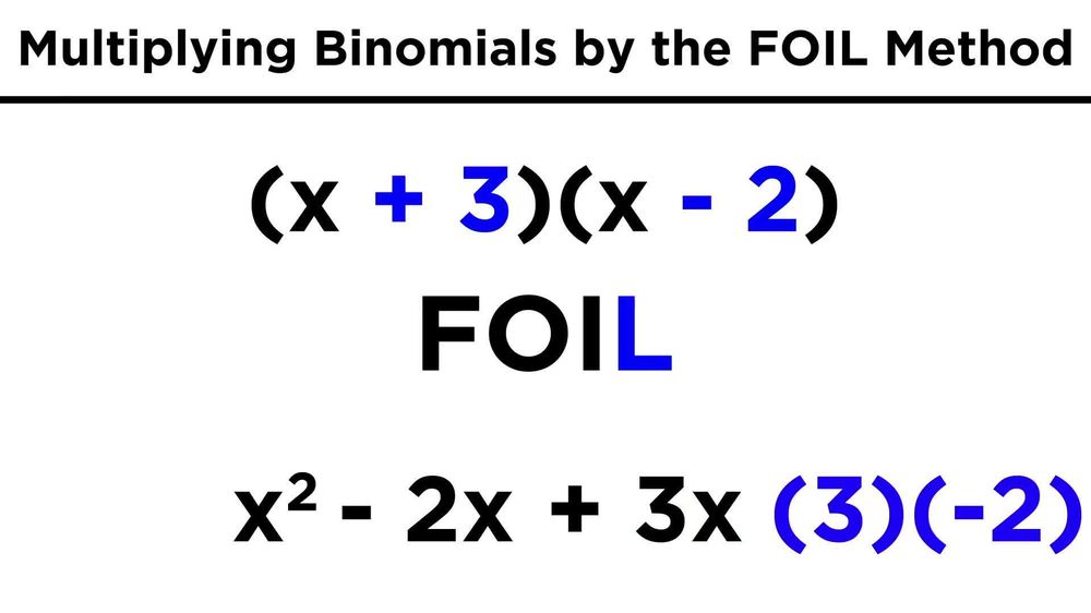 Foil Method In Math Examples