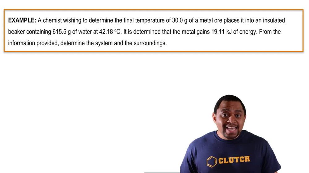 First Law of Thermodynamics Example 1 | Pearson+ Channels