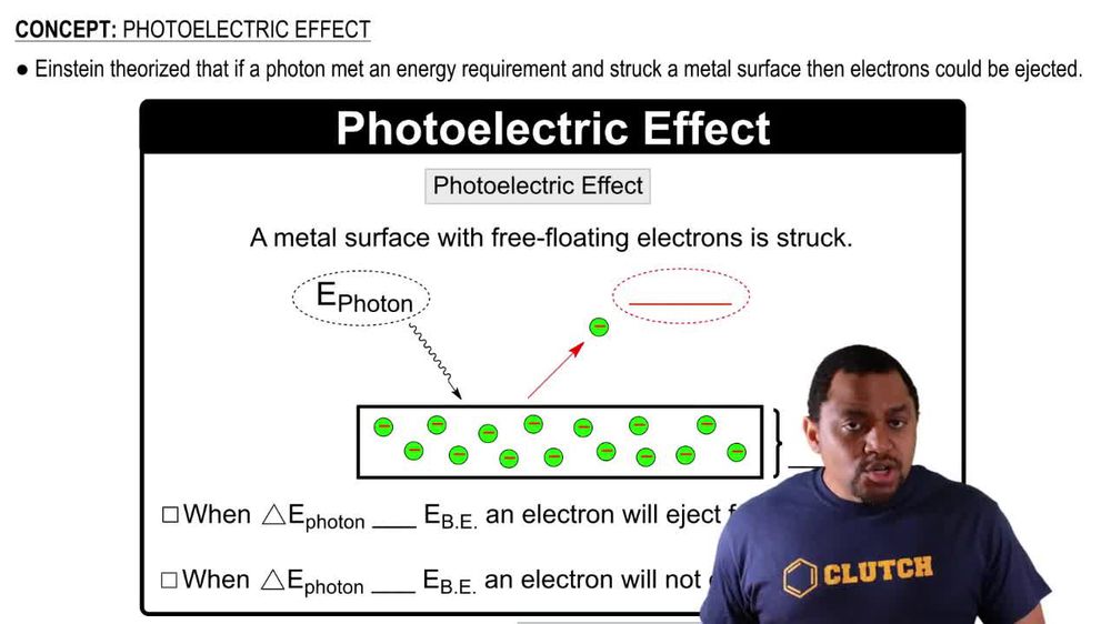 Photoelectric Effect | Pearson+ Channels