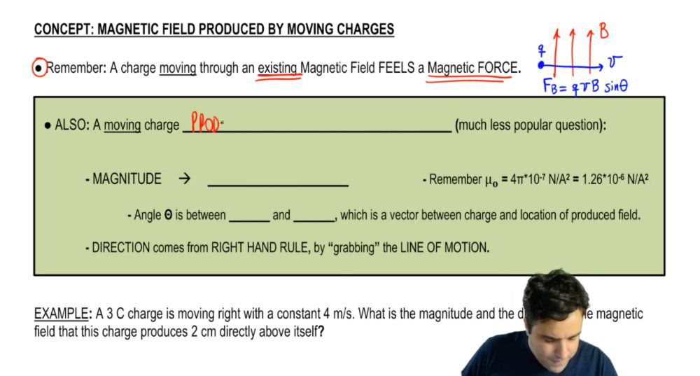 Calculating the Field Due to a Moving Point Charge Pearson+ Channels