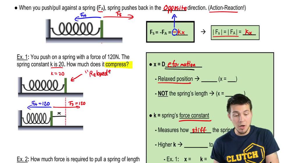 GCSE Physics Elasticity, spring constant, and Hooke's Law 44