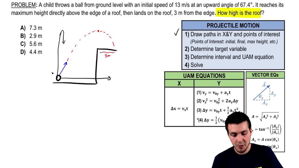 A rookie quarterback throws a football with an initial upward vel